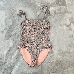 Indigo Rein One piece Tie Straps Spaghetti Leopard Size Large L